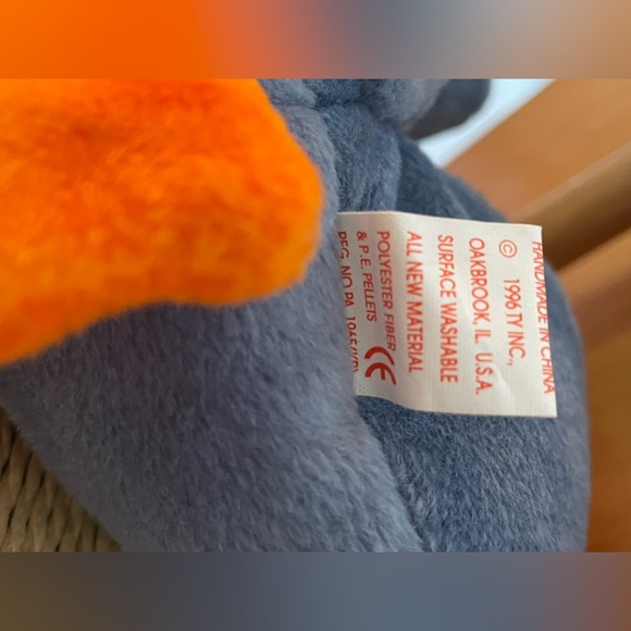 Ty Beanie Babies Scoop The Pelican 1996,Retired,Tag Errors - Picture 6 of 6